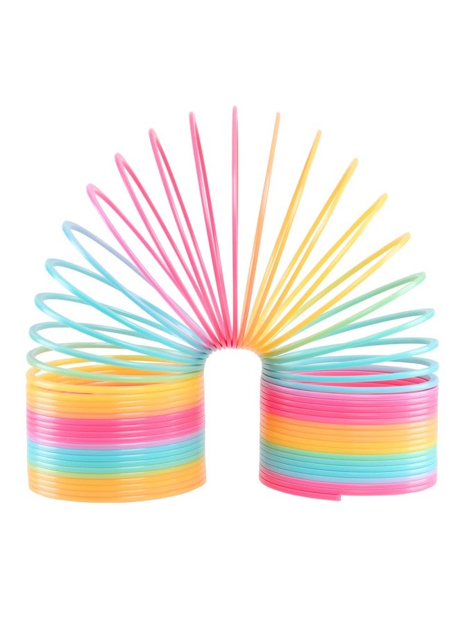 Slinky Extreme Rainbow Slinky®, Large Plastic Fidget Toy, 9-inch Tall, 7-inch Wide, Retro Spring Toy, Kids Toys for Ages 5 Up by Just Play - Image 1